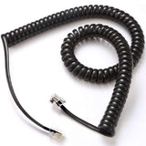 FEDUS Telephone Phone Handset Cable Cord, 9Ft Uncoiled / 1.5Ft Coiled, Landline Phone 4P4CPure-Copper Coiled Curly Cord Male to Male RJ9/RJ10 Cable, Telephone Accessory