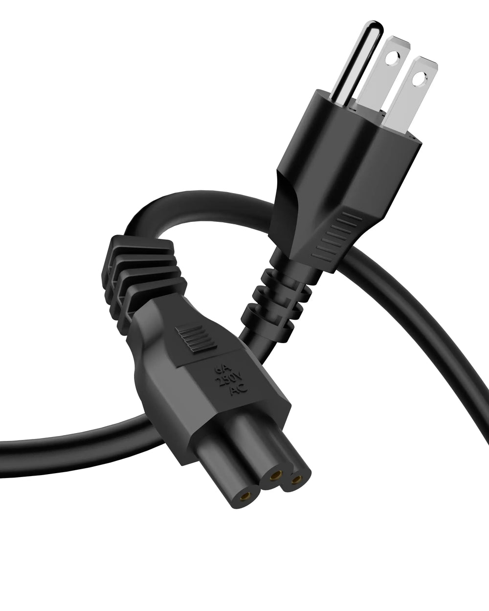 FEDUS Type B USA/Canada/Japan/America Universal Laptop, Monitor Power Cord, type B to C5 Power Cable for Monitor, PC, Laptop, Printer, Scanner, 10Amps 18 AWG GA NEMA 5-15P to IEC5 1.8M Cheeku Technologies
