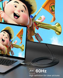 FEDUS USB C to HDMI Cable, 4K@60Hz Type-C to HDMI Adaptor for Home Office and MAC Thunderbolt 3/4 Compatible USB C to HDMI Converter for Laptop, Mobile, iPad Pro, MacBook, Chromebook, TV, Monitor