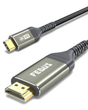 FEDUS USB C to HDMI Cable, 4K@60Hz Type-C to HDMI Adaptor for Home Office and MAC Thunderbolt 3/4 Compatible USB C to HDMI Converter for Laptop, Mobile, iPad Pro, MacBook, Chromebook, TV, Monitor Cheeku Technologies
