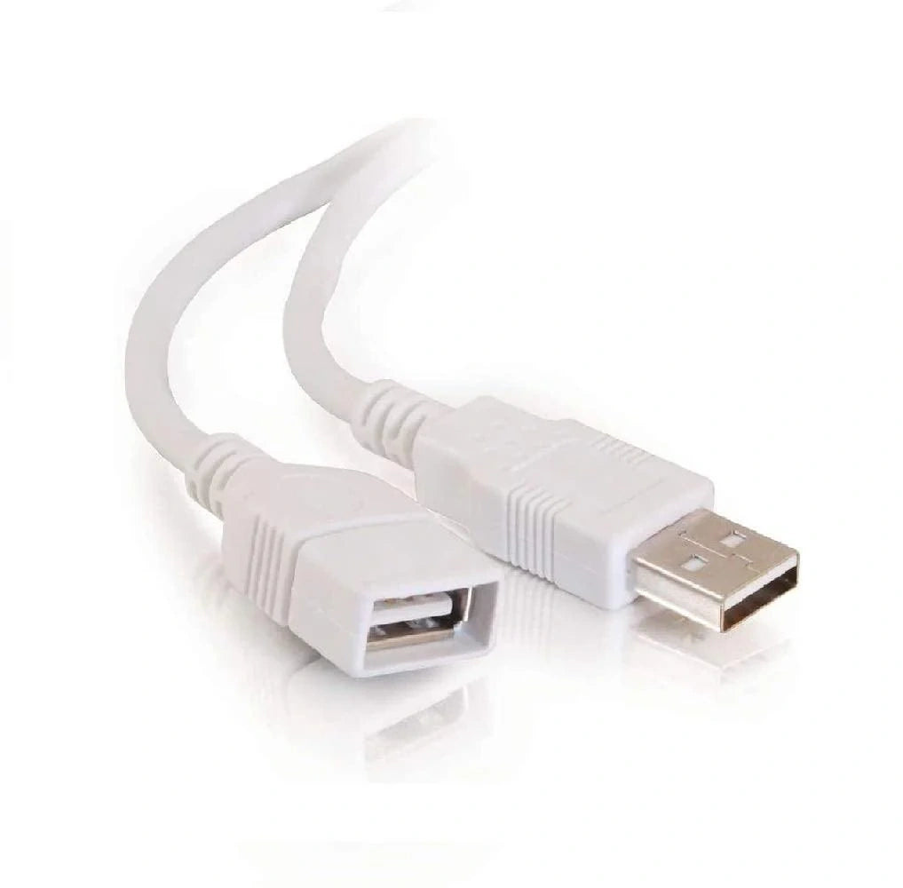 FEDUS USB 2.0 Male A to Female A Extension Cable Super Speed 5GBps for Printer/PC/External Hard Drive (Useful for LED/LCD TV USB Ports