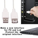 FEDUS USB 2.0 Male A to Female A Extension Cable Super Speed 5GBps for Printer/PC/External Hard Drive (Useful for LED/LCD TV USB Ports FEDUS