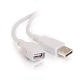 FEDUS USB 2.0 Male A to Female A Extension Cable Super Speed 5GBps for Printer/PC/External Hard Drive (Useful for LED/LCD TV USB Ports