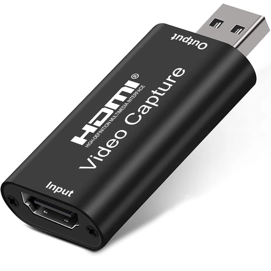 FEDUS USB 3.0 4K HDMI Video Capture Card 1080p 60fps Audio Video Capture card, Game Capture Card, HDMI To USB 3.0 For Gaming, Streaming Device, Compatible With Nintendo Switch, PS3/4, Xbox 1Y Warranty