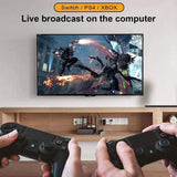 FEDUS USB 3.0 4K HDMI Video Capture Card 1080p 60fps Audio Video Capture card, Game Capture Card, HDMI To USB 3.0 For Gaming, Streaming Device, Compatible With Nintendo Switch, PS3/4, Xbox 1Y Warranty
