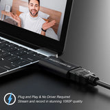 FEDUS USB 3.0 4K HDMI Video Capture Card 1080p 60fps Audio Video Capture card, Game Capture Card, HDMI To USB 3.0 For Gaming, Streaming Device, Compatible With Nintendo Switch, PS3/4, Xbox 1Y Warranty