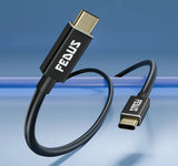 FEDUS USB 4 Cable Thunderbolt 4 Cable 40Gbps 240W [8K@60Hz 4K@144Hz] 100W PD 3.1 Fast Charging Type C Cable USB C to USB C Cable USB C Display Cable Compatible with iPhone 15 Pro, MacBook, eGPU, SSD Cheeku Technologies