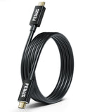 FEDUS USB 4 Cable Thunderbolt 4 Cable 40Gbps 240W [8K@60Hz 4K@144Hz] 100W PD 3.1 Fast Charging Type C Cable USB C to USB C Cable USB C Display Cable Compatible with iPhone 15 Pro, MacBook, eGPU, SSD 1M