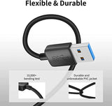FEDUS USB A to A Cable, High Speed USB 2.0 Type A Male to A Male Cable USB to USB Cord, for Data Transfer Hard Drive Enclosures, Printers, Modems, Cameras, Scanners, Laptop Cooling Pad