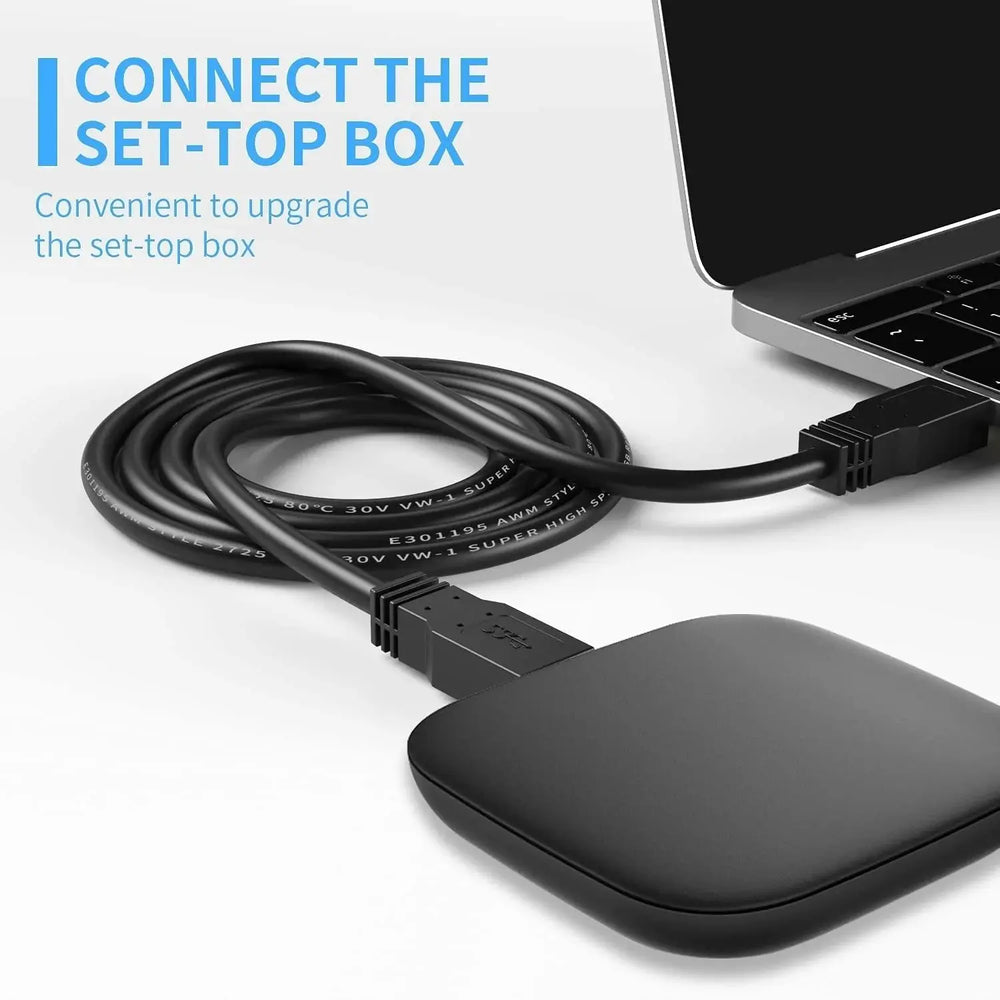 FEDUS USB A to A Cable, High Speed USB 2.0 Type A Male to A Male Cable USB to USB Cord, for Data Transfer Hard Drive Enclosures, Printers, Modems, Cameras, Scanners, Laptop Cooling Pad FEDUS