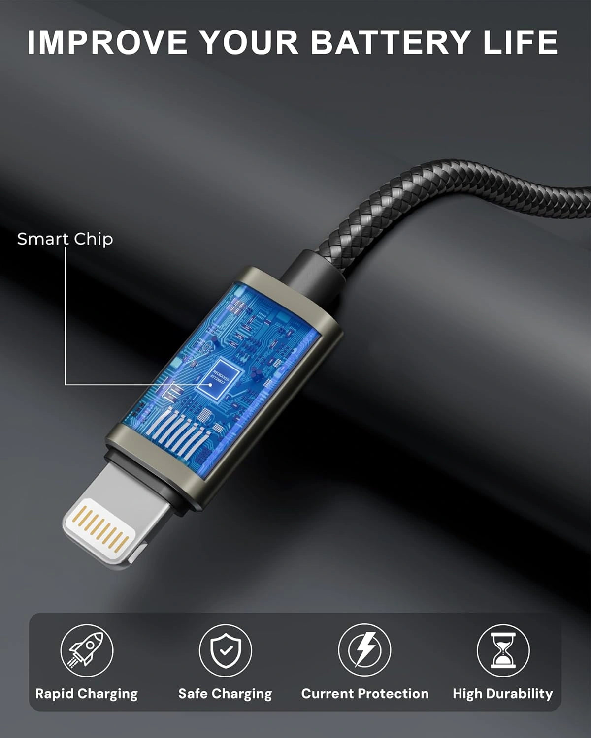FEDUS USB C To Lightning Cable Fast Quick Charging