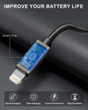 FEDUS USB C to Lightning Cable Fast Quick Charge Support Type C to Lightning Cable Nylon Braided sync Charging Cord for Car, iPhone, iPad, AirPods MacBook,14/14 Pro/14 Pro Max/13/13 Pro/12/12