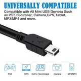 FEDUS USB Charger Cable USB 2.0 A to Mini 5-pin B Cable for External HDDS/Camera/Card Readers [video game]