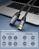 FEDUS USB Extension Cable 3.0 Long usb Male to Female Extender cable 4.9 FT for 5Gbps High Data Transfer, TV, PC, Laptop, Camera, Keyboard, Mouse, USB Flash Drive, Hard Drive, Printer, Game controller