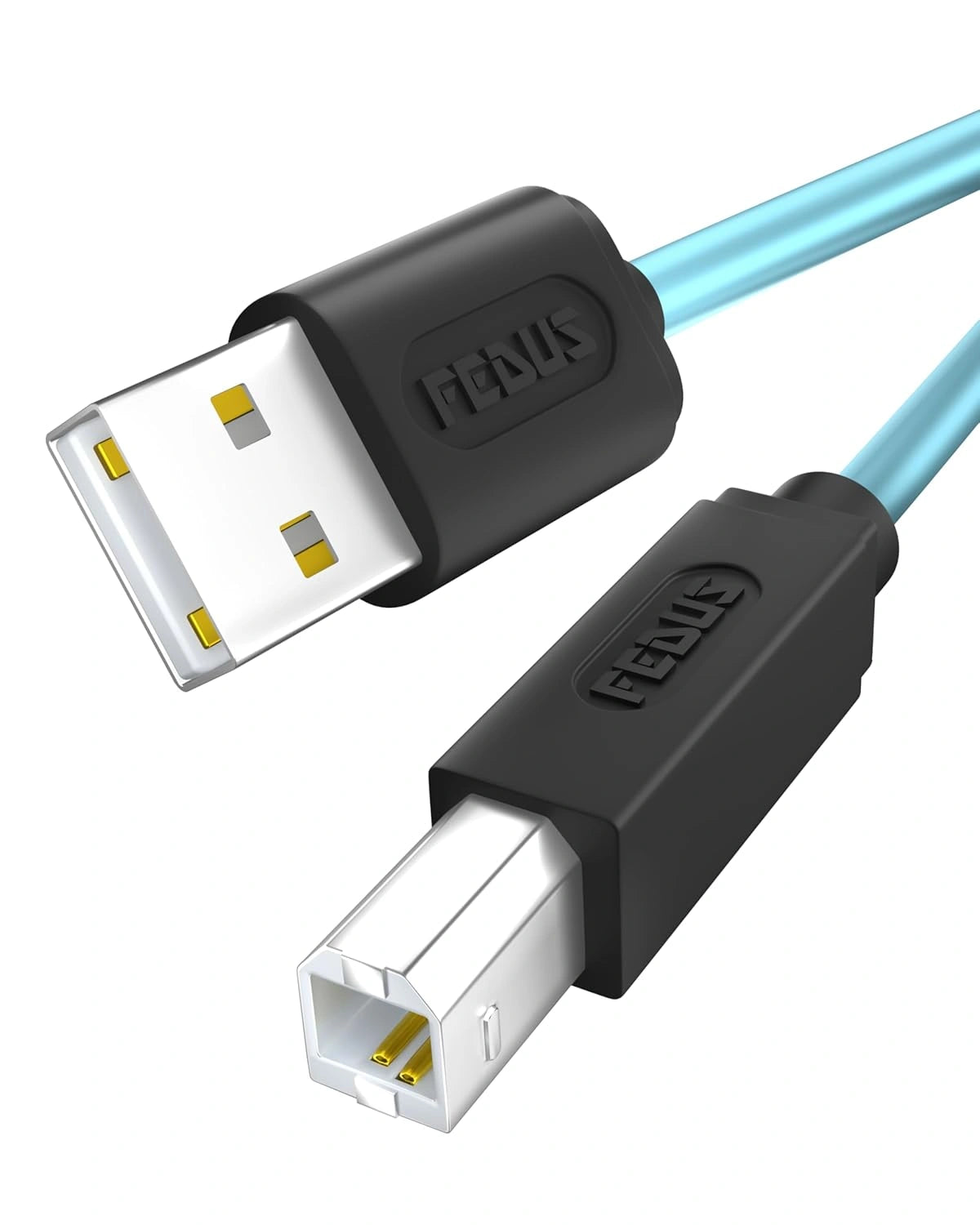 USB Printer Cable - USB 2.0 A Male to B Male Cord – FEDUS