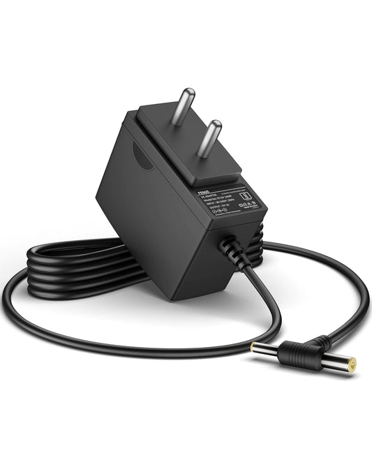 FEDUS VOLTURA 5V 1A DC Power Adapter (2 Meter Long Wire) | 5 Volt 1 Amp AC to DC Charger for Set Top Box, CCTV, Router, LED Strip | Dual Connector (5.5mm & 4.0mm Pin) | Surge Protection & ABS Body