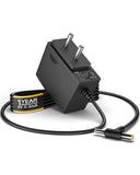 FEDUS VOLTURA 5V 500mAH DC Power Adapter (2 Meter Long Wire) | 5 Volt 500mAH AC to DC Charger for Set Top Box, CCTV, Router, LED Strip | Dual Connector (5.5mm & 4.0mm Pin) Surge Protection & ABS Body