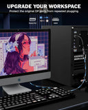 FEDUS VORTAX DisplayPort to HDMI Adapter Cable [4K@60Hz UHD, 2K@144Hz] Uni-Directional DP Source to HDMI Display Converter, Nylon Braided, Gold-Plated Dongle for PC, Laptop,Monitor,Projector(9.7 INCH)