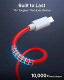 FEDUS ZETTA 100W 1M USB-A to Type-C Charging Cable Original for OnePlus 15/13/12, Nord 4/5/6, Oppo Find X9/X8 & Realme GT 7/8 PRO, IQOO 15/13/12, Neo 10 SuperVOOC, Warp, Dart Fast Charger Wire 65W/80W