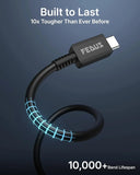 HDMI cable with 'FEDUS' branding on a dark background