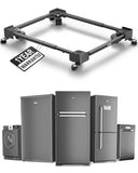MAXITROL Pro Heavy Duty Washing Machine Stand with 360° Wheels | Trolley for Refrigerator, Fridge & Dishwasher (20x20 to 25x27 inch) FEDUS