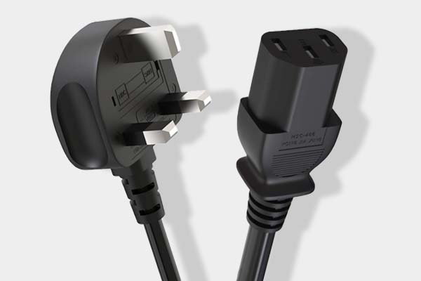 UK pin Desktop power cord cable