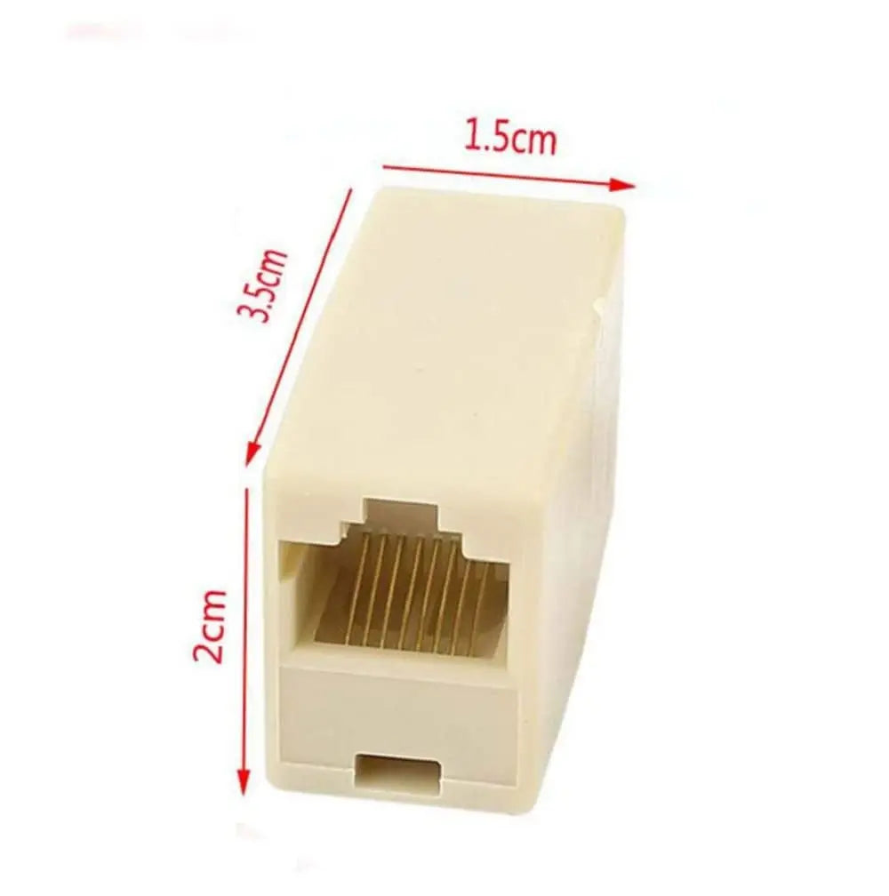 RJ45 Cat5e & Cat6 LAN Coupler Joiner FEDUS