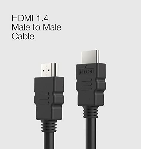FEDUS High Speed HDMI Cable Male to Male TV-Out Cable Supports 3D, 1080P and Audio Return, hdmi to hdmi Cable for TV, PC, Playstation, Gaming Monitor - FEDUS