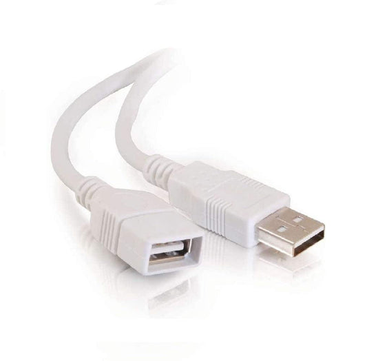 FEDUS USB 2.0 Male A to Female A Extension Cable Super Speed 5GBps for Printer/PC/External Hard Drive (Useful for LED/LCD TV USB Ports - FEDUS