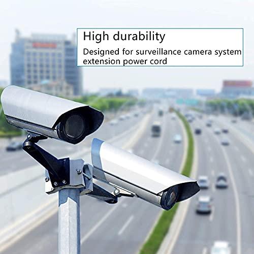 FEDUS 10 inch 30cm 2.1 x 5.5mm Male DC Power Pigtail Connectors for CCTV Surveillance Camera - FEDUS