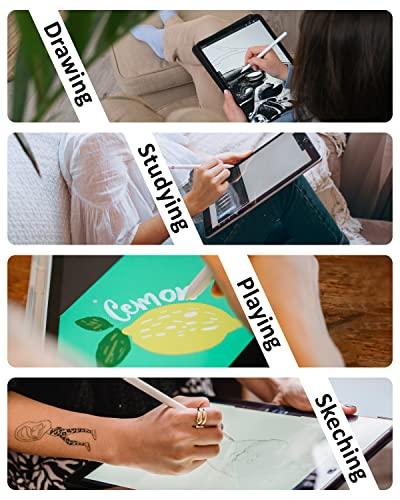 FEDUS 3-in-1 Stylus Pens with Ballpoint Pen & Fiber Tip Compatible with All Touch Screens, High Sensitivity Capacitive Metal Body Magnetic Cap Stylus Pens Pencil for Smartphones,iPad,PC,Tablets Black - FEDUS
