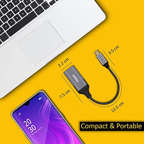 FEDUS Gigabit 1000 Mbps USB C to Ethernet RJ45 Adapter, USB-C 3.0 to RJ45 LAN Wired Adapter, Plug and Play Metal body braided cable Compatible Windows And Mac, Laptop, MecBook Chromebook Surface - FEDUS