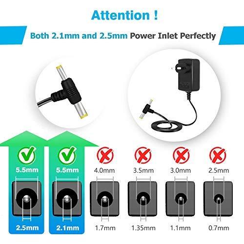 FEDUS 12V 1.5A DC Power Adapter, Powers Supply, SMPS for LCD Monitor, TV, LED Strip, CCTV, 12 Volt 1.5 Amp Power Adapter,AC Input 100-240V Dc Output 12 Volt 1.5 Amps - 2.5mm x 5.5mm Jack - FEDUS