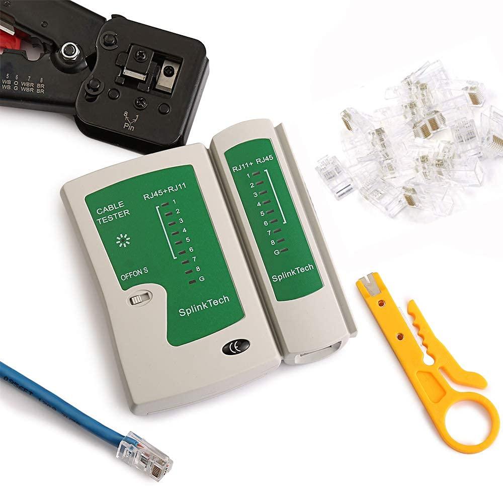 FEDUS RJ45/RJ11 Network LAN Cable Tester with LED Indicators