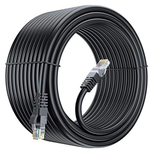 FEDUS Cat6 Heavy Duty Outdoor Cable Weatherproof/UV Resistant 1000mbps Ethernet Cable Suitable for Direct Burial Installations cat6 Ethernet Patch Cable LAN Cable Internet Network Cord - FEDUS