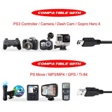 FEDUS USB Charger Cable USB 2.0 A to Mini 5 pin B Cable for External HDDS/Camera/Card Readers [video game] - FEDUS