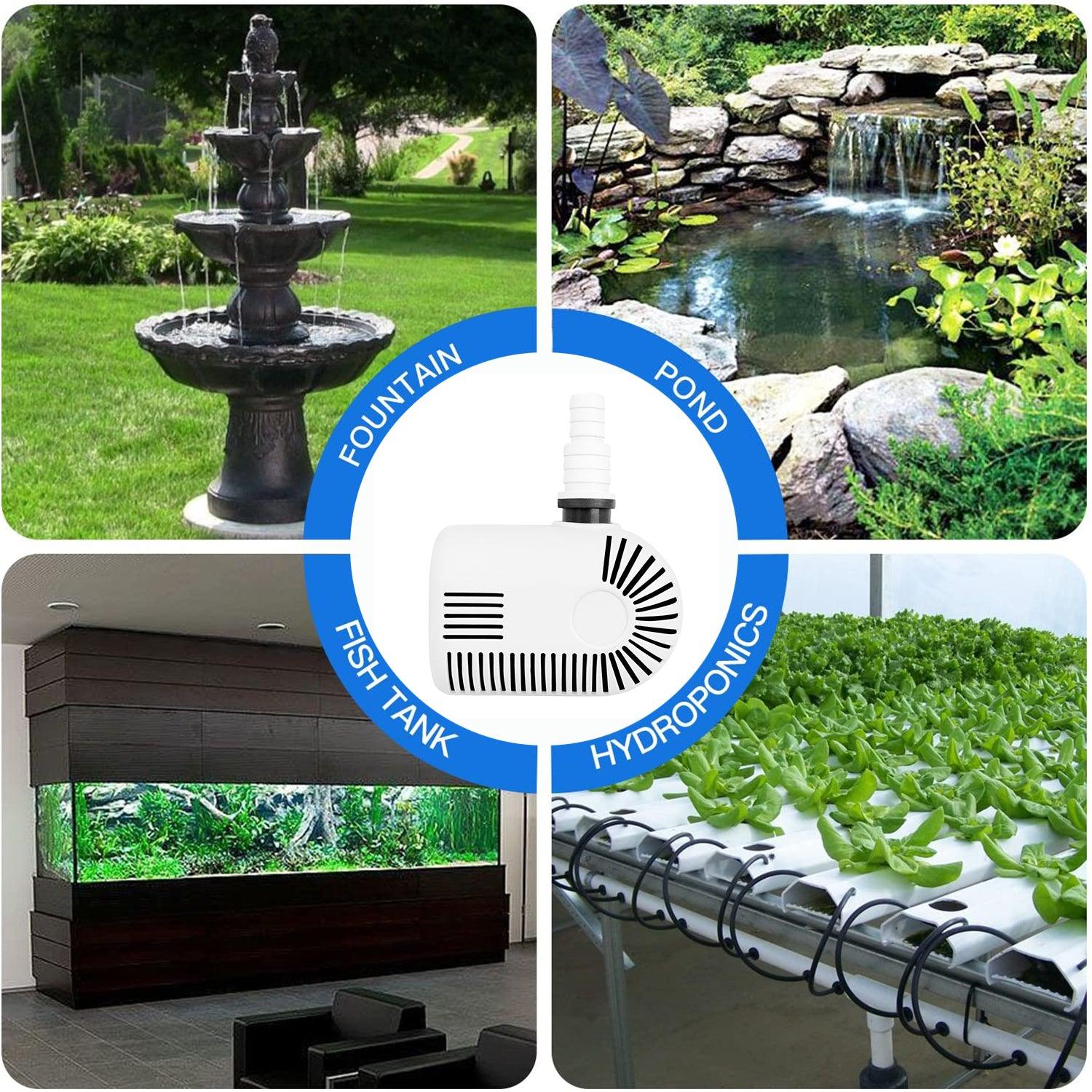FEDUS 18 Watt Cooler Water Pump, Aquarium water pump, 18 Watt Submersible Small cooler Water Lifting Pump Motor For Ponds, Fountain, Desert Air Cooler, Fish Tank, Statuary, Hydroponics - FEDUS