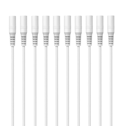 FEDUS 10 inch 30cm 2.1 x 5.5mm Male DC Power Pigtail Connectors for CCTV Surveillance Camera - FEDUS
