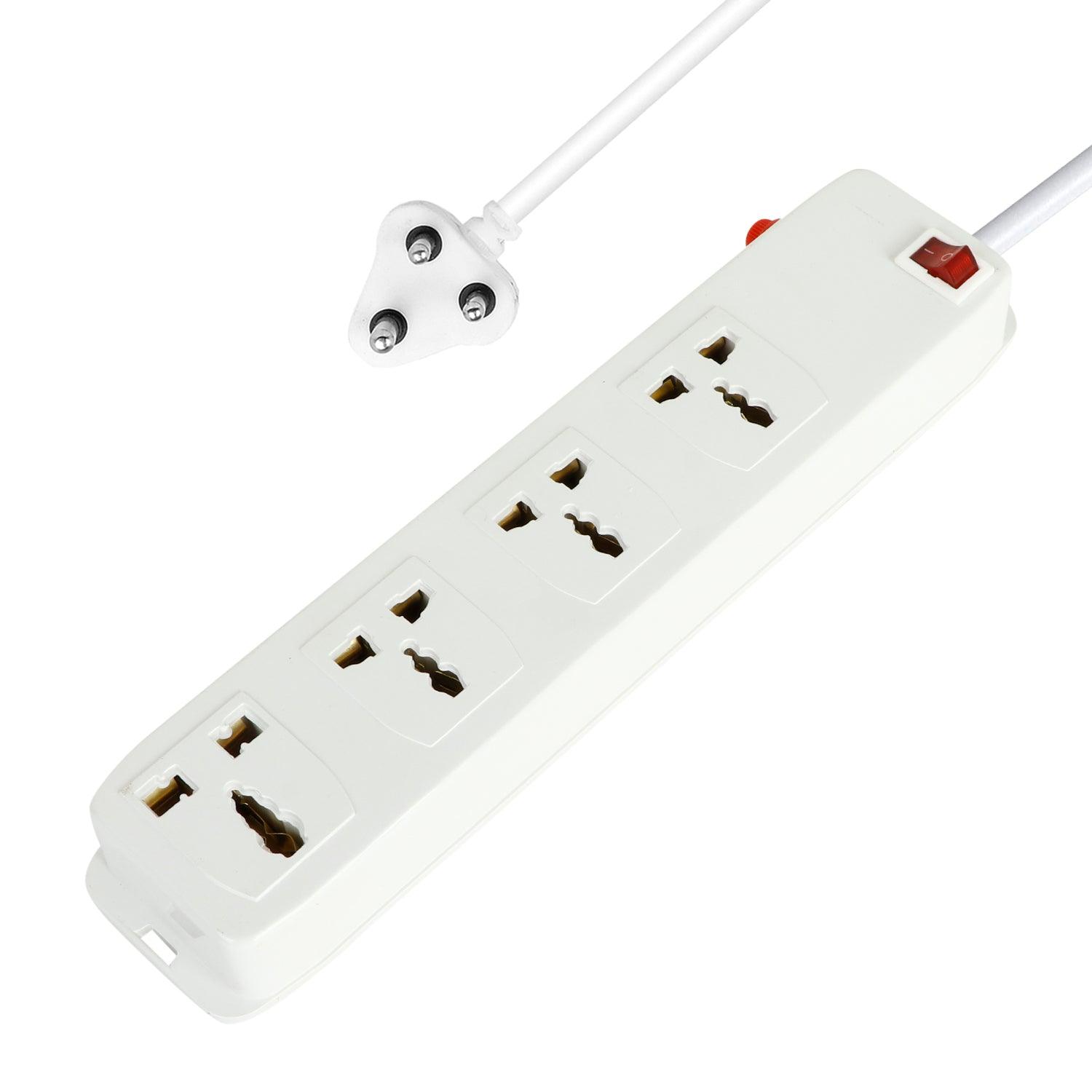 FEDUS Surge Protectors Spike Buster Extension Boards with Switch and Long Wire for Computer (4M/13F) - FEDUS